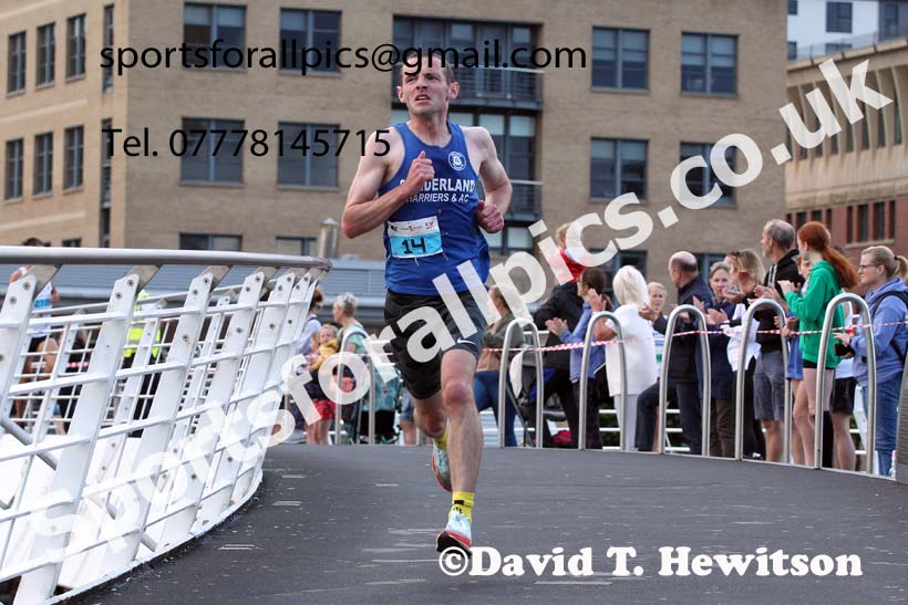 Quayside 5k Road Race, Newcastle/Gateshead, 2021, August 11th. Photo: David T. Hewitson/Sports for All Pics